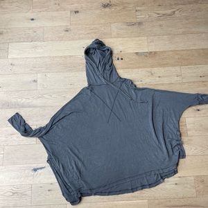 Free People movement poncho hoodie sized s